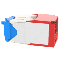 22-26 AWG Mini-Com Cat6A Shuttered Jack Module RJ45 TG Style CJH6X88TGRD