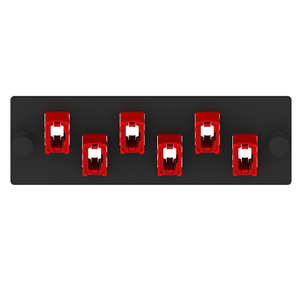 6 Port Opticom MPO Fiber Optic Adapter Panel FAP Horizontal FAPH0624RDMPO