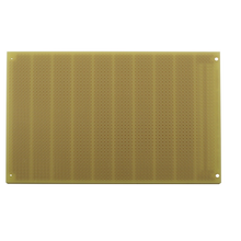 38" X 62" Holes, ProtoBoard-6H-3U, 6-Hole Strips, Accepts DIN Connectors PR3U