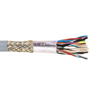 18 AWG 2C Tinned Copper Unshielded PVC 105C 300V Light-To-Moderate Flex Robotic Cable