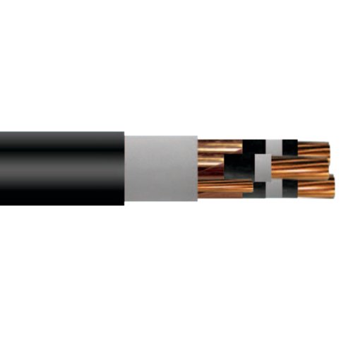 Gaalflex Bare Copper Unshielded Binder Tape EPR PVC MV-105 Cable