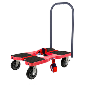 Snap-Loc All Terrain E-Track Push Cart Red Dolly SL1500P6R