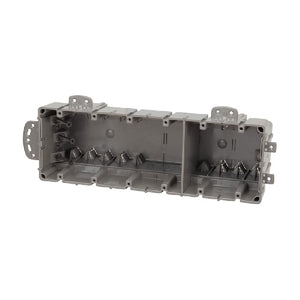 Romex Brand SmartBox Device Box Six Gang Non Metallic Multi Mount Box 110 Cu In MSBMMT6G (Pack of 10)