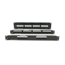 24 Port 1RU Rack Mount 568A/B Wired Patch Panel DCC2488/110SIX