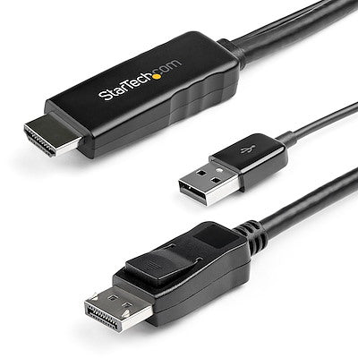 3 m (9.8 ft.) HDMI to DisplayPort Cable - 4K 30Hz