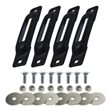 E-Track Single Black Strap Anchor Carriage Bolts SLSB4FC (Pack of 4)