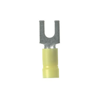 12-10 AWG StrongHold Loose Piece Fork Yellow EV10-8FB-Q (Pack of 25)