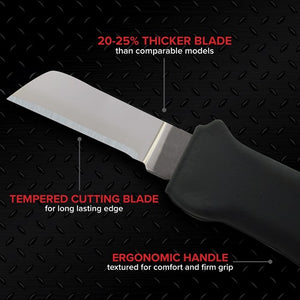 Cable Splicers Knife 6-1/4″ with 1-1/2″ blade Ergonomic Handle 32-24E