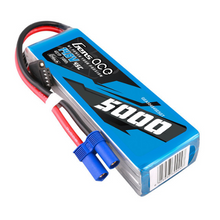 Gens Ace 5000mAh 4S1P 14.8V G-Tech Lipo Battery Pack With EC5 Plug GEA504S45E5GT