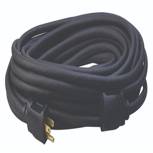 50"Ft Extension Cord Black 12/3 SJEOOW Outdoor Cold Weather 1628SW0008 (Pack Of 2)