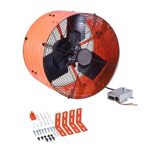 16-Inch Gable Mount Attic Exhaust Fan 2940 CFM with Adjustable Thermostat