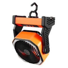 8 Inch Rechargeable 10000 mAh Battery Capacity Operated Camping Desktop Fan 4 Adjustable Speeds