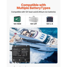 3-Bank 10A 12V Onboard Boat Charger IP68 Waterproof Smart On-Board Battery Charger