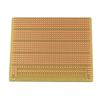 38" X 62" Holes, ProtoBoard-6H-3U, 6-Hole Strips, Accepts DIN Connectors PR3U