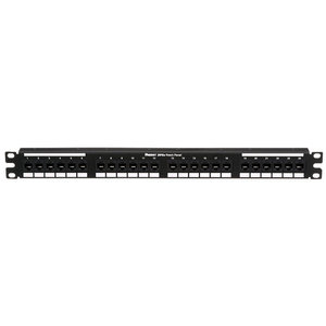 24 Port DataPatch Cat6 Plus Flat Punchdown Panel 1RU DP24688TGY