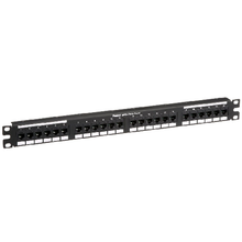 24 Port DataPatch Cat6 Plus Flat Punchdown Panel 1RU DP24688TGY