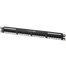 24 Port DataPatch Cat6 Plus Flat Punchdown Panel 1RU DP24688TGY