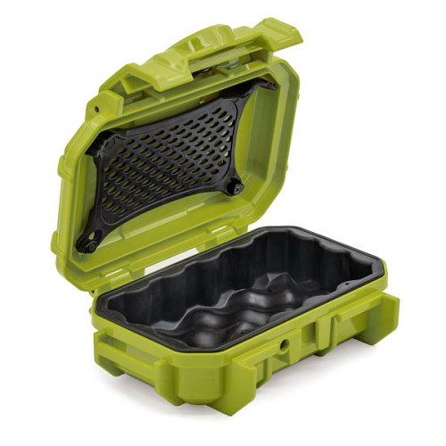 Rubber Boot Compact Carry Waterproof Micro Case Green And Standard Latches Electronic Racks And Boxes Enclosure SE52,GR