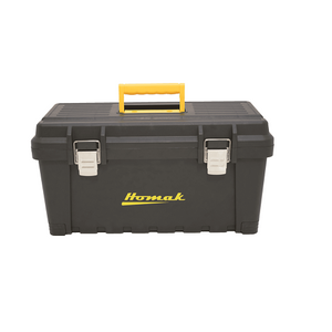 22″ Black Plastic Toolbox with Metal Latches BK00222001 (Pack of 14)