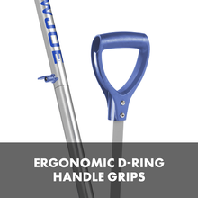 18-inch Strain-Reducing, Shatter-Resistant Polycarbonate Snow Shovel with Spring-Assisted Handle