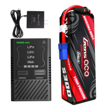 Gens Ace 5300mAh 3S1P 11.1V HardCase G-Tech Lipo Battery 15# With Charger Combo GEA60W533S60GT