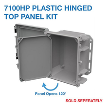 9.71"D X 8.23"W X 5.13"H Industrial Enclosure Flange Aluminium Cabinet Kit I152HSTGBG
