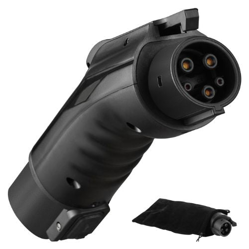 48A 240V EV Charger Adapter with Anti-Drop Lock for J1772 Vehicles