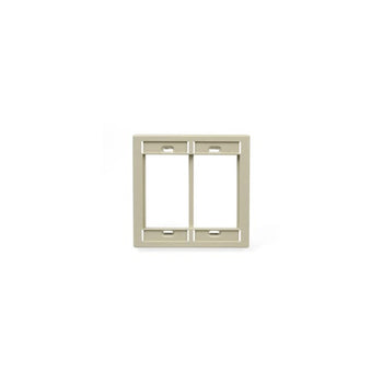 Dual-Gang MOS Wallplate Ivory 41290-DMI