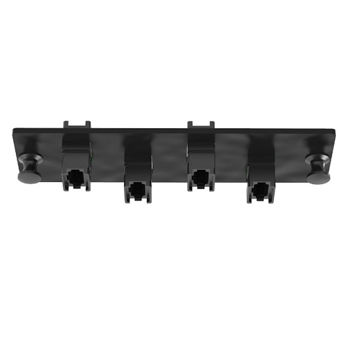 4 Port Opticom MPO Fiber Optic Adapter Panel FAP Horizontal FAPH0412BLMPO