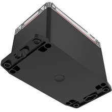 Flanged Base Polycarbonate Plastic Clear/black RBF53P06C28B