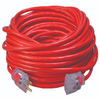 100' Ft 14/3 SJTW Red Outdoor Extension Cord with Power Light Indicator 2489SW8804 (Pack Of 6)