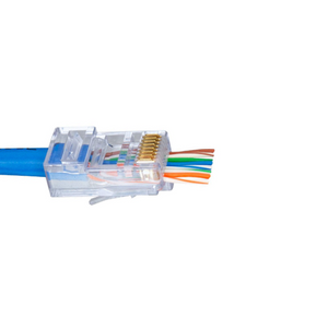 ProSeries Cat5e Unshielded Pass-Through RJ45 with Cap45 S45-1500P (100pcs/3Jar)