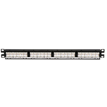 24 Port DataPatch Cat6 Plus Flat Punchdown Panel 1RU DP24688TGY