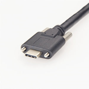 USB 3.1 Type-C to C Dual Screw Lock Cable PCM-CLC-18