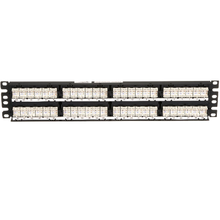 48 Port DataPatch Cat6 Plus Flat Punchdown Panel 2RU DP48688TGY