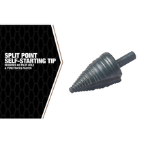 Step drill Flute bits SB1/4-1-3/8 (Pack of 2)