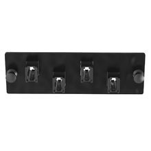 4 Port Opticom MPO Fiber Optic Adapter Panel FAP Horizontal FAPH0412BLMPO