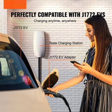 48A 240V EV Charger Adapter with Anti-Drop Lock for J1772 Vehicles