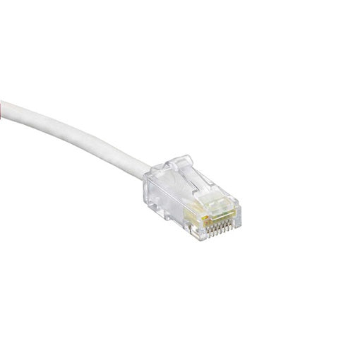 Cat 6 Small Diameter High-Flex Patch Cord 4 ft White 6H460-4W