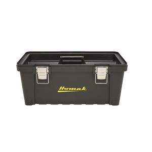 22″ Black Plastic Toolbox with Metal Latches BK00222001 (Pack of 14)