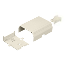 PVC Low Voltage Surface Raceway Transition Fitting Off-White T70TRIW