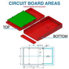 2.40"W x 4.15"L x 0.85"H Faceplate Handheld Enclosure With Pocket Clip M6,PC,TRRD,R