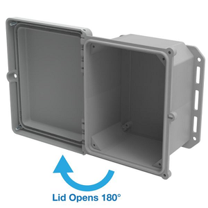 9.71"D X 8.23"W X 5.13"H Industrial Enclosure Flange Aluminium Cabinet Kit I152HSTGBG
