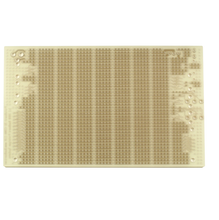 Standard Protoboard-3U-Connector, 6-Hole Strips, Connector Footprints PR3UC