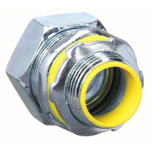 LIQUID-TIGHT CONDUIT FITTING: STEEL/IRON, 1/2 IN TRADE SIZE, INSULATED, STRAIGHT - 3512-3