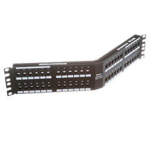 48 Port DataPatch Cat6A 10Gig Angled Punchdown Panel 2RU DPA486X88TGY
