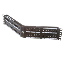 48 Port DataPatch Cat6A 10Gig Angled Punchdown Panel 2RU DPA486X88TGY