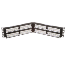 48 Port DataPatch Cat6A 10Gig Angled Punchdown Panel 2RU DPA486X88TGY