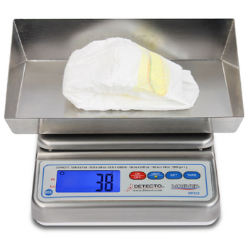 Mariner Waterproof IP67 Wet Diaper Scale Detecto WPS12DT