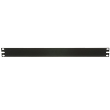 1RU Horizontal Flat Rack Filler Panel Steel 12-24 Screw DPFP1